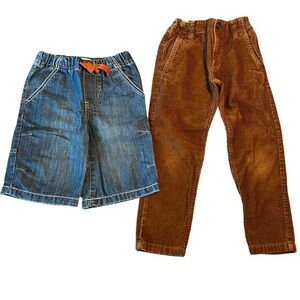 Mini Boden Boys Size 4 5 Shorts Corduroy Pants